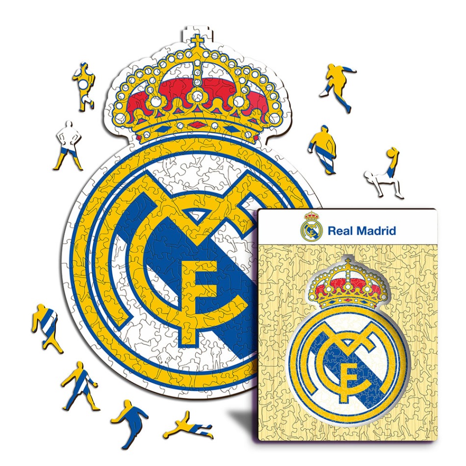 Real Madrid dřevěné puzzle Crest 150 pcs - Real Madrid ostatní suvenýry