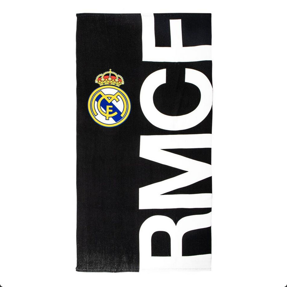Real Madrid osuška XXL black - Real Madrid povlečení, ručníky, deky