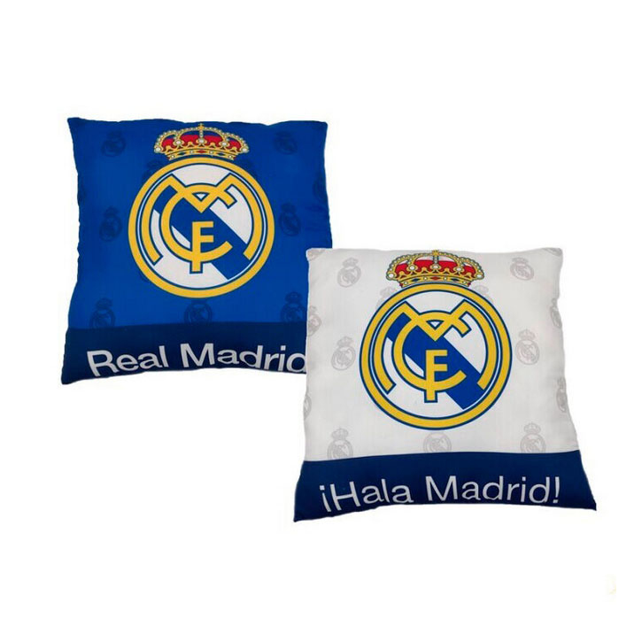 Real Madrid polštářek bluewhite - Real Madrid povlečení, ručníky, deky