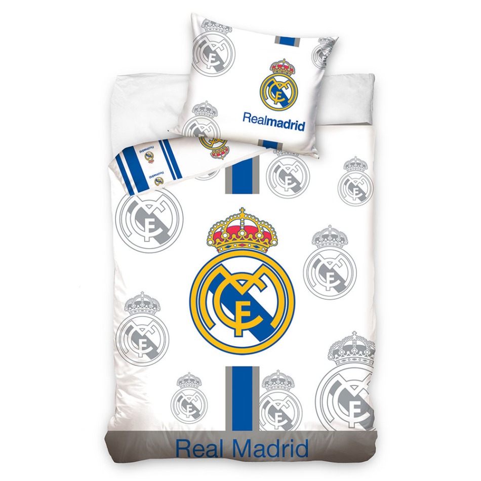 Real Madrid povlečení na jednu postel Multicolor - Real Madrid povlečení, ručníky, deky