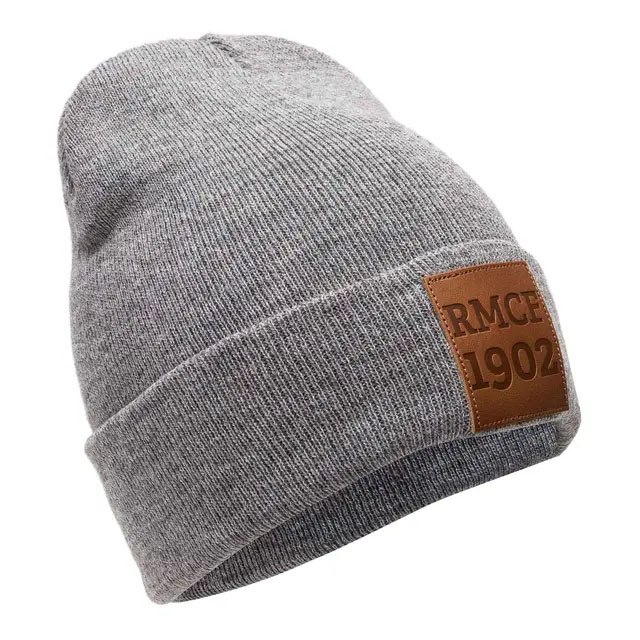 Real Madrid zimní čepice No15 grey - Real Madrid šály, čepice, rukavice