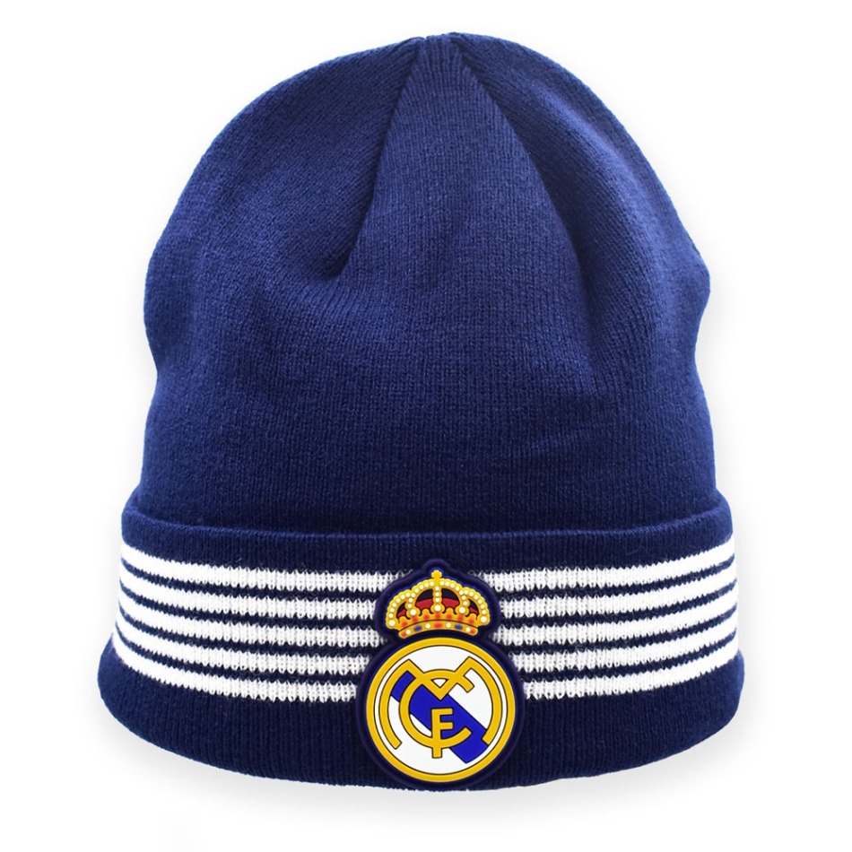 Real Madrid zimní čepice No26 Stripe - Real Madrid šály, čepice, rukavice