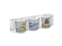 Real Madrid sada 3 panáků Club Logo Collection