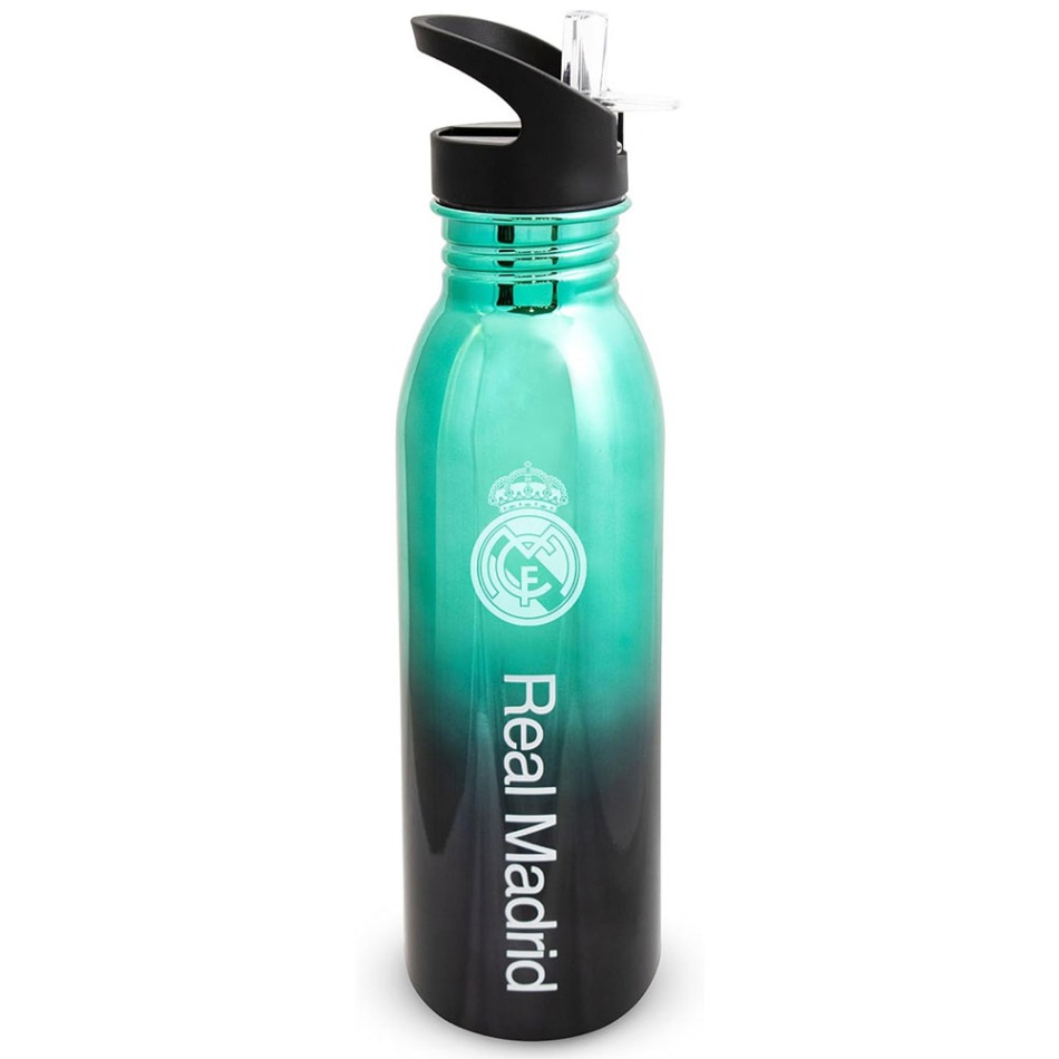 Real Madrid láhev na pití UV crest and text