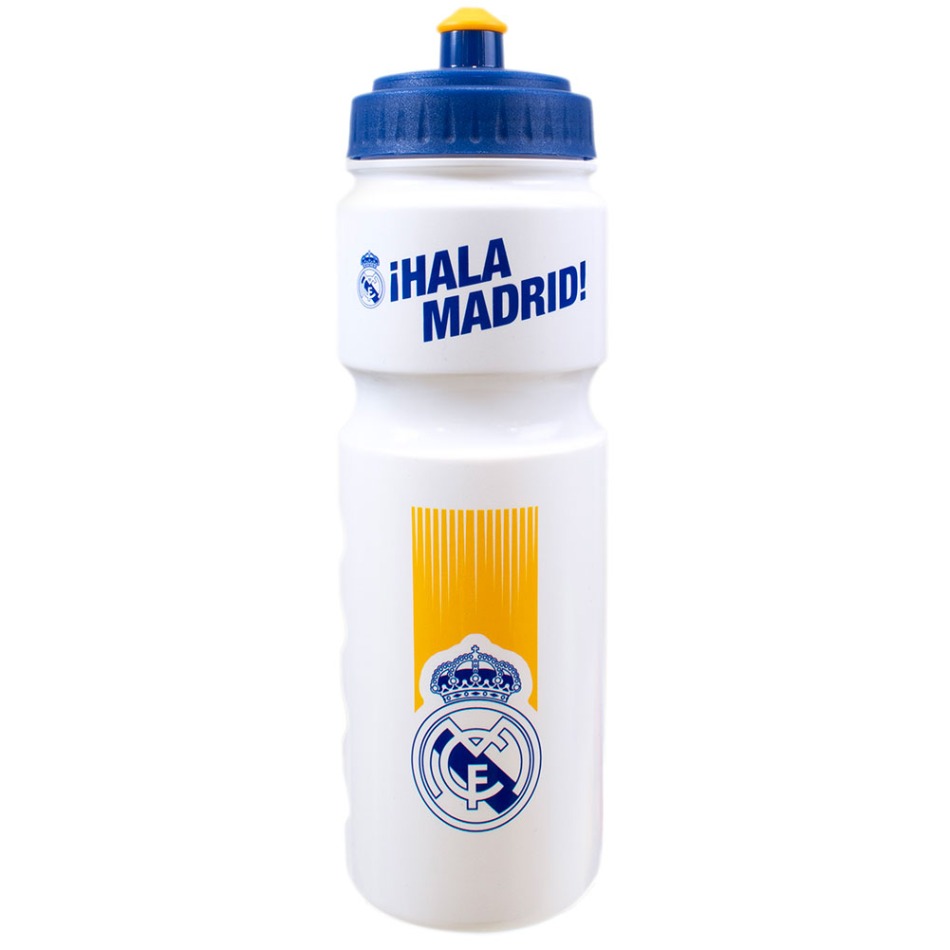 Real Madrid láhev na pití Hala Madrid text in navy