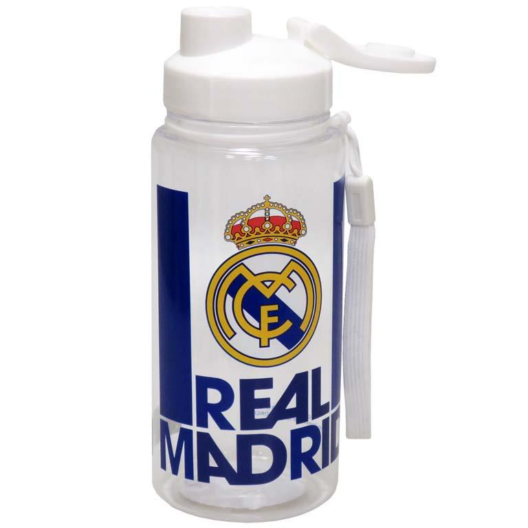 Real Madrid láhev na pití transparent - Real Madrid sklenice, hrníčky, misky