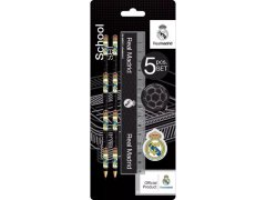 Real Madrid psací sada 5pc black
