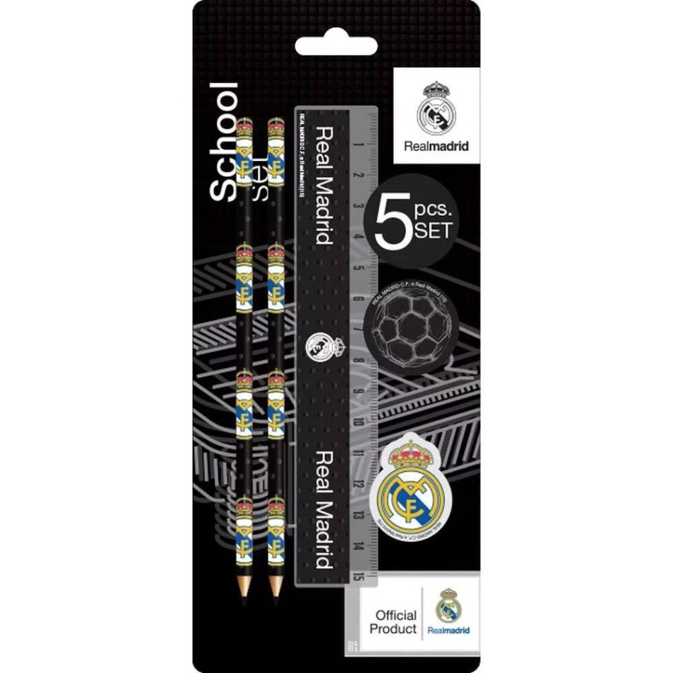 Real Madrid psací sada 5pc black