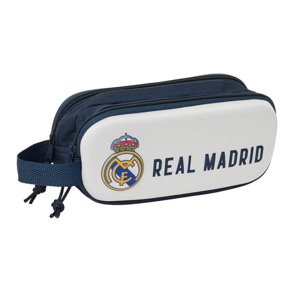 Real Madrid dvojitý penál 3D white - Real Madrid školní a&nbsp;kancelářské potřeby