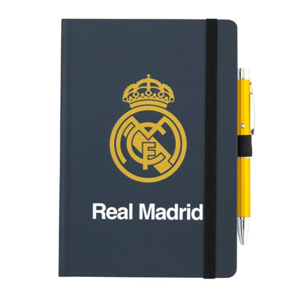 Real Madrid zápisník A5 Premium grey - Real Madrid školní a&nbsp;kancelářské potřeby