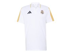 Real Madrid pánské polo tričko DNA white gold