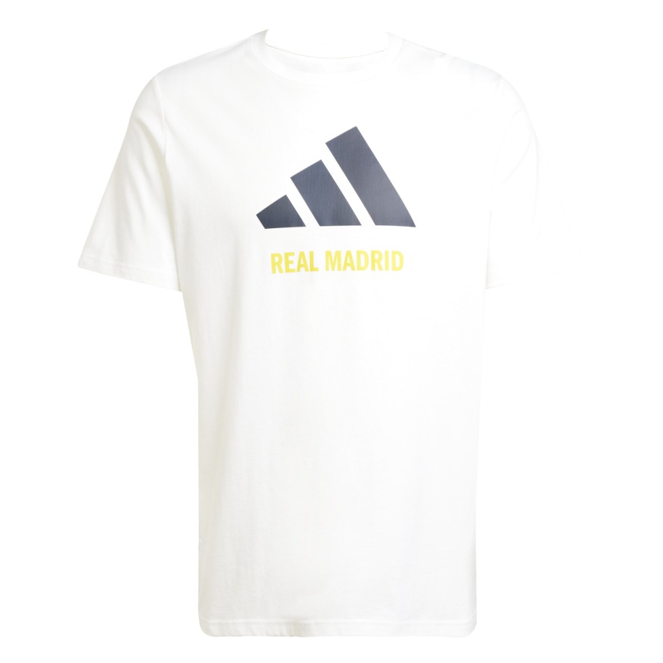 Real Madrid pánské tričko Seasonal Graphic white - Real Madrid trička, polo trička, košile