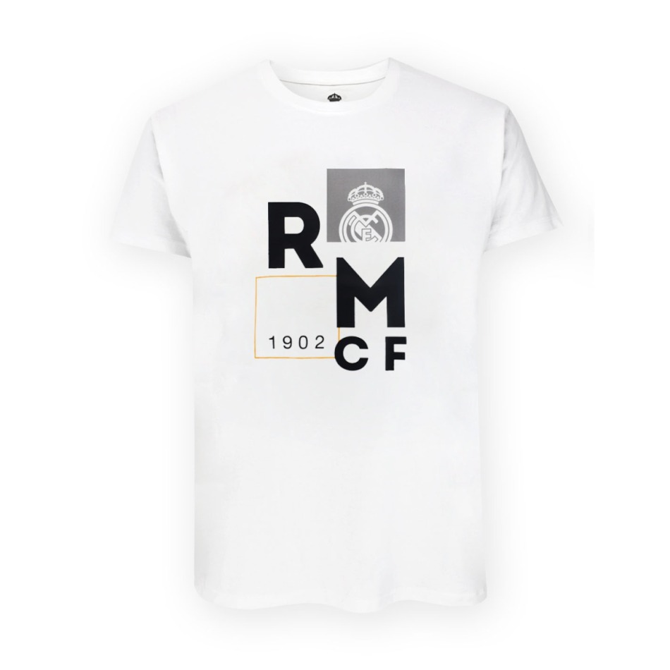 Real Madrid pánské tričko No110 RMCF white - Real Madrid trička, polo trička, košile