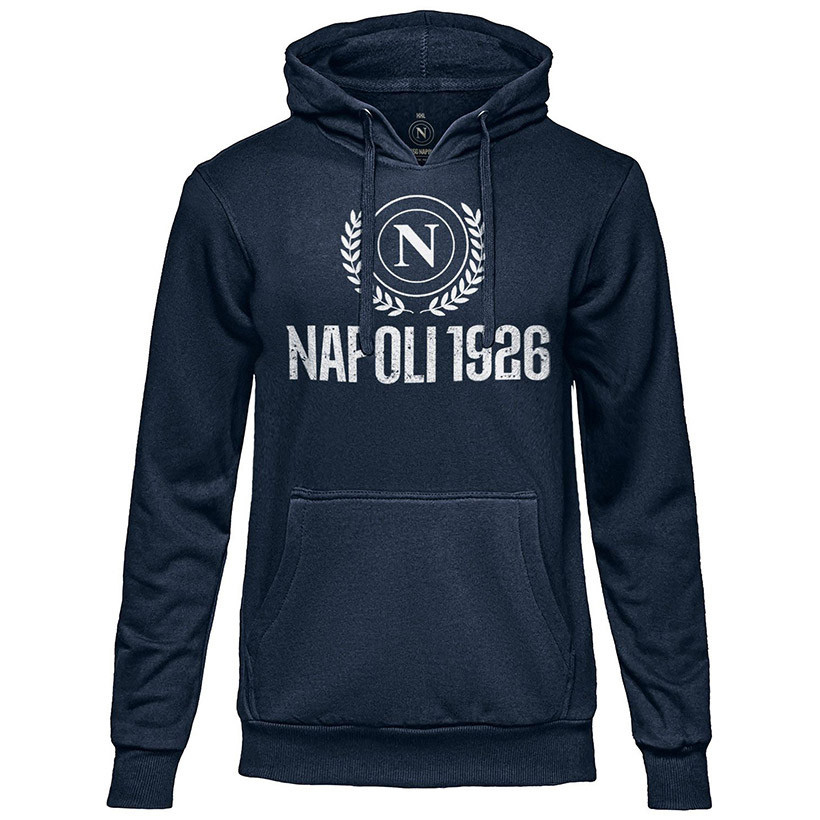 SSC Neapol pánská mikina s kapucí Crest navy