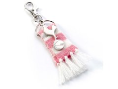 Tottenham Hotspur přívěšek na tašku Pink Bar Scarf