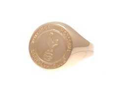 Tottenham Hotspur prsten 9ct Gold Crest Ring Medium