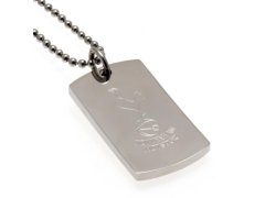 Tottenham Hotspur řetízek na krk se psí známkou Engraved Dog Tag & Chain