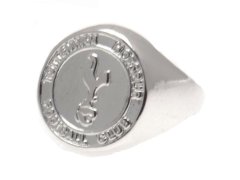 Tottenham Hotspur prsten Silver Plated Crest Medium