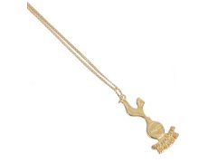Tottenham Hotspur řetízek na krk s&nbsp;přívěškem 18ct Gold Plated on Silver