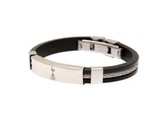 Tottenham Hotspur silikonový náramek Silver Inlay Silicone Bracelet