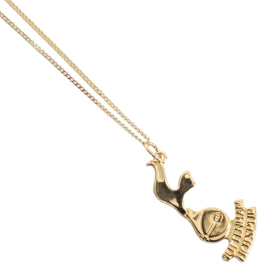 Tottenham Hotspur řetízek na krk s přívěškem 18ct Gold Plated on Silver