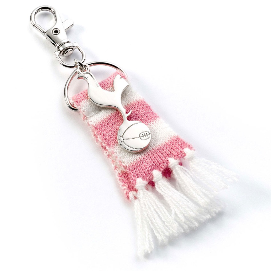 Tottenham Hotspur přívěšek na tašku Pink Bar Scarf