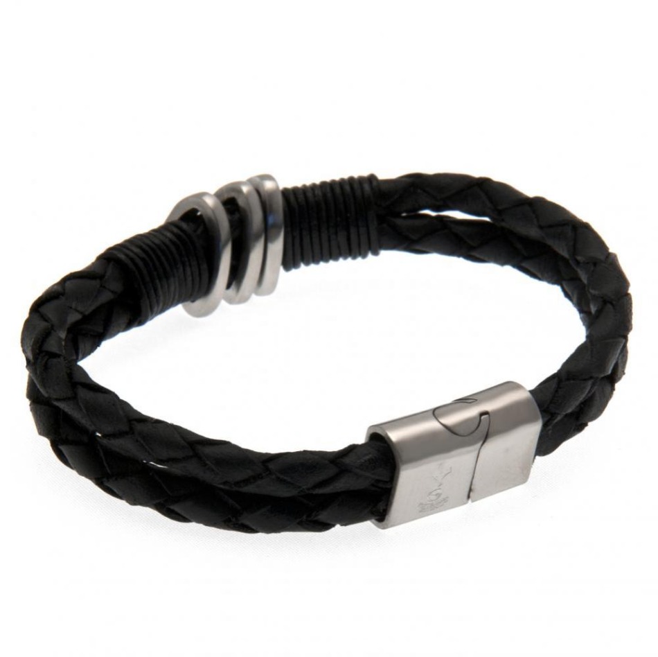 Tottenham Hotspur kožený náramek Leather Bracelet