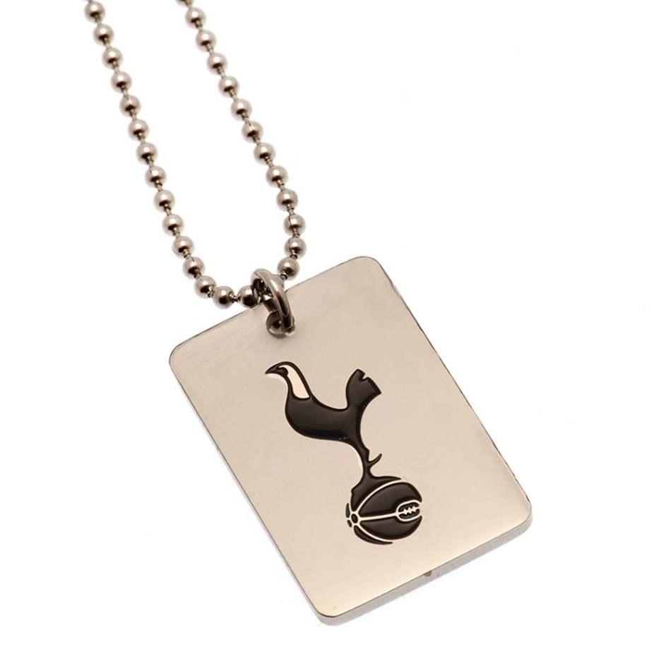 Tottenham Hotspur psí známka na krk Enamel Crest Dog Tag & Chain - Tottenham Hotspur klíčenky, náramky, šperky