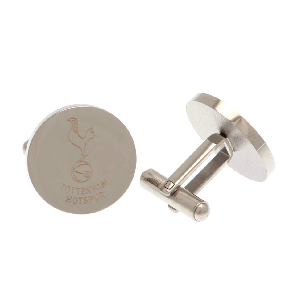 Tottenham Hotspur manžetové knoflíčky Stainless Steel Round Cufflinks - Tottenham Hotspur klíčenky, náramky, šperky