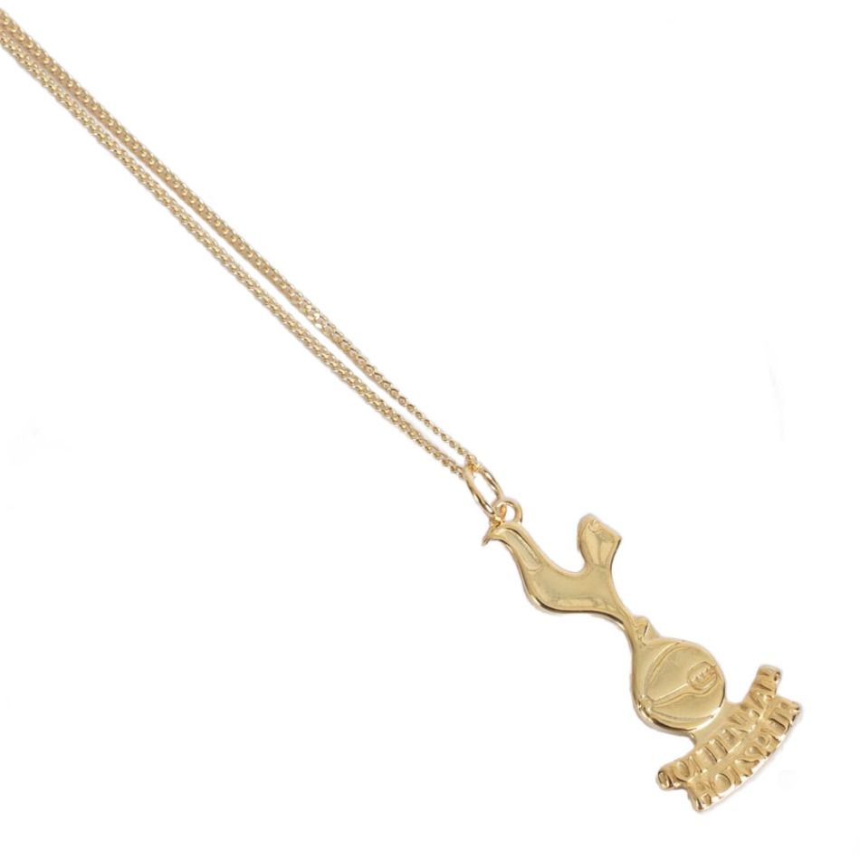 Tottenham Hotspur řetízek na krk s přívěškem 18ct Gold Plated on Silver