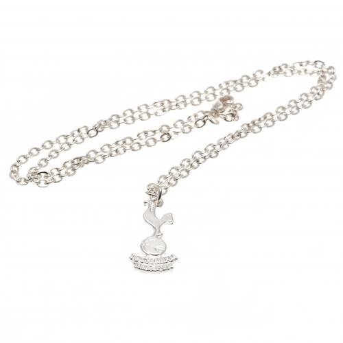 Tottenham Hotspur řetízek na krk s&nbsp;přívěškem Silver Plated Pendant & Chain - Tottenham Hotspur klíčenky, náramky, šperky
