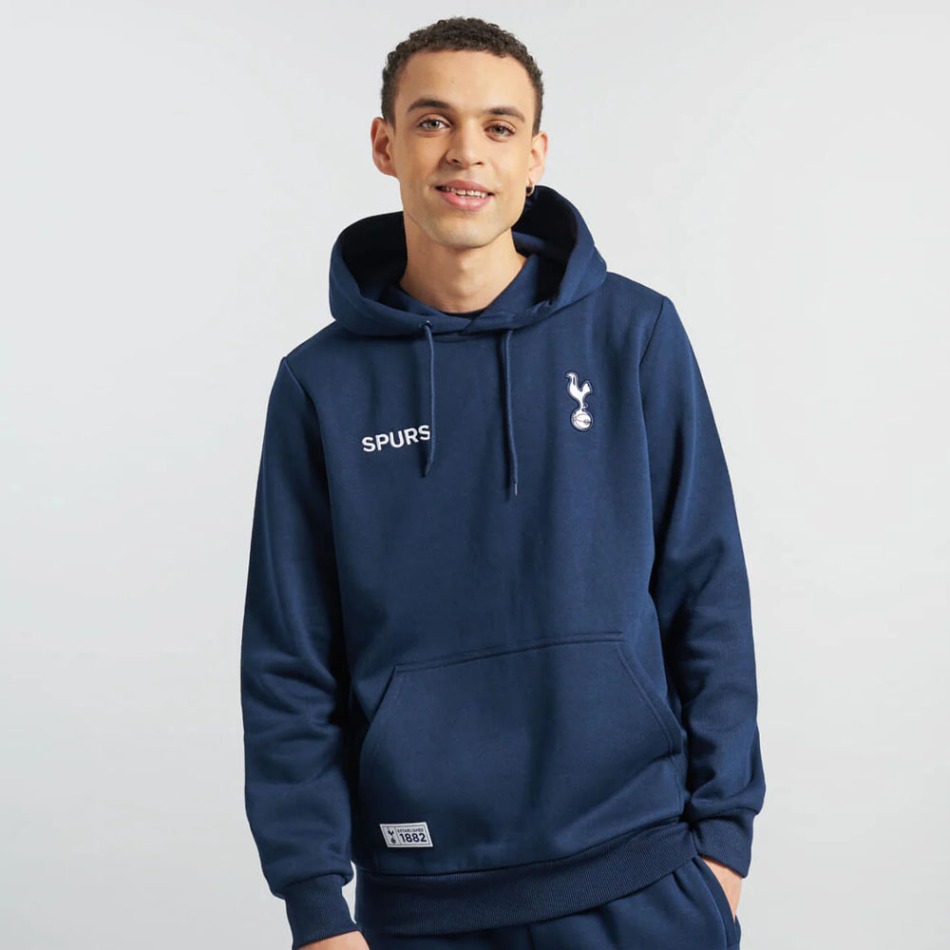 Tottenham Hotspur pánská mikina s&nbsp;kapucí Logo navy - Tottenham Hotspur mikiny, bundy