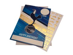 Tottenham Hotspur narozeninové přání se samolepkami To a No.1 Spurs Fan have a great day
