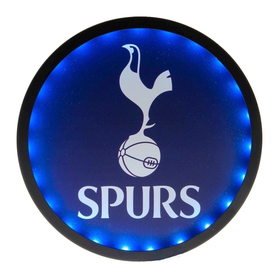 Tottenham Hotspur logo na stěnu Metal LED Logo Sign - Tottenham Hotspur ostatní suvenýry