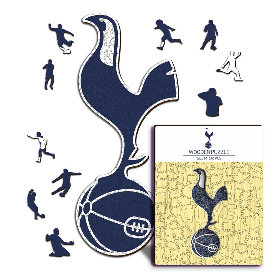 Tottenham Hotspur dřevěné puzzle Crest 150 pcs