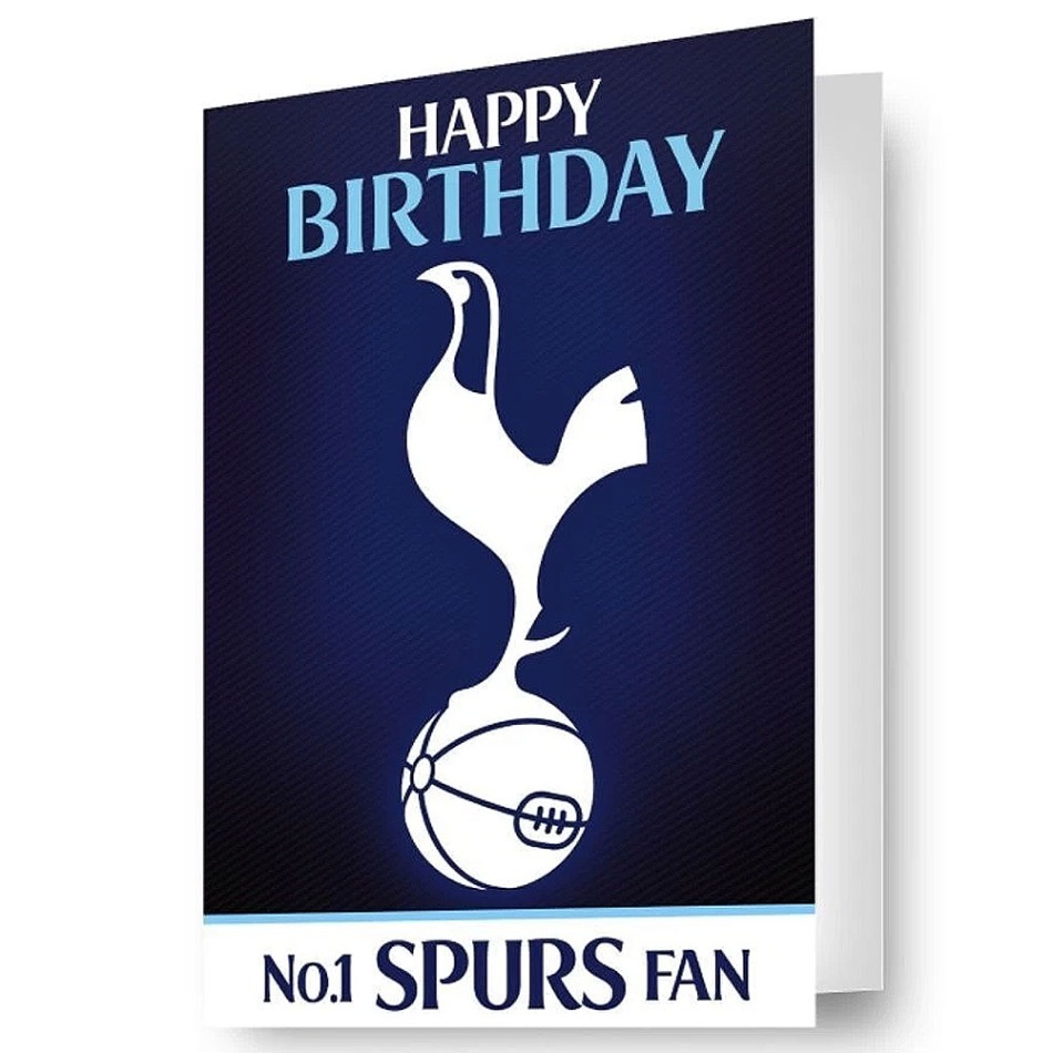 Tottenham Hotspur narozeninové přání 3D Lenticular