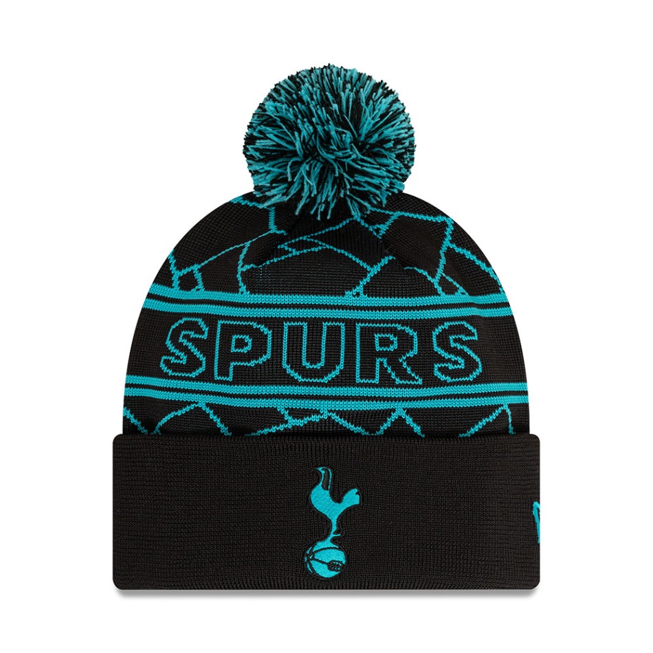 Tottenham Hotspur zimní čepice Spring Sport black - Tottenham Hotspur šály, čepice, rukavice