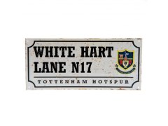 Tottenham Hotspur cedule na zeď Street Sign Retro