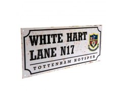 Tottenham Hotspur cedule na zeď Street Sign Retro