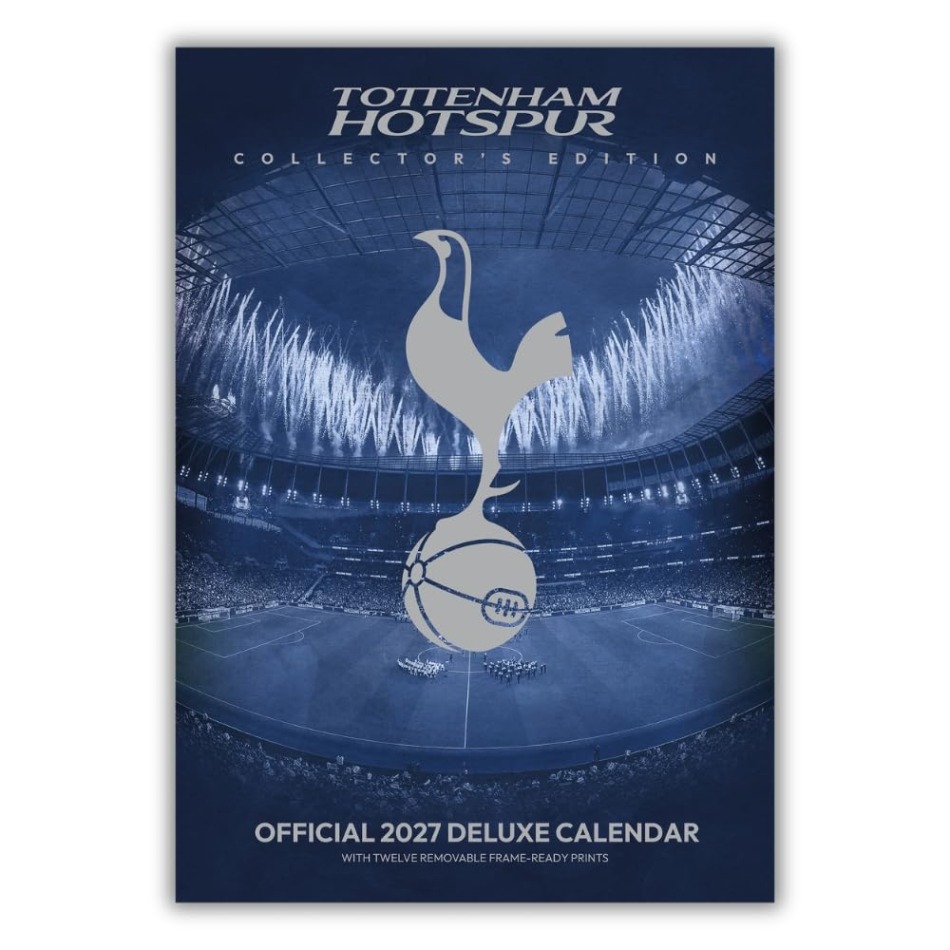 Tottenham Hotspur kalendář Deluxe 2027 - Tottenham Hotspur vlajky, plakáty