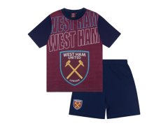 West Ham United dětské pyžamo Text claret