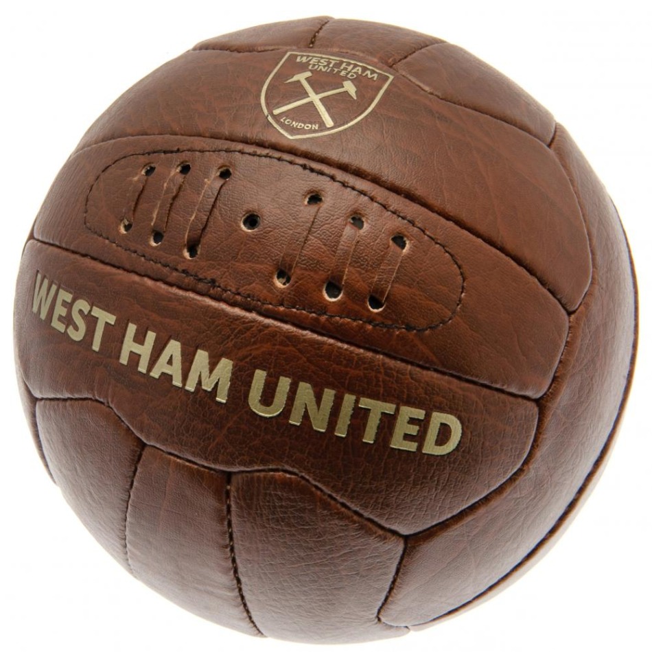 West Ham United fotbalový míč Faux Leather - size 5 - West Ham United fotbalové vybavení