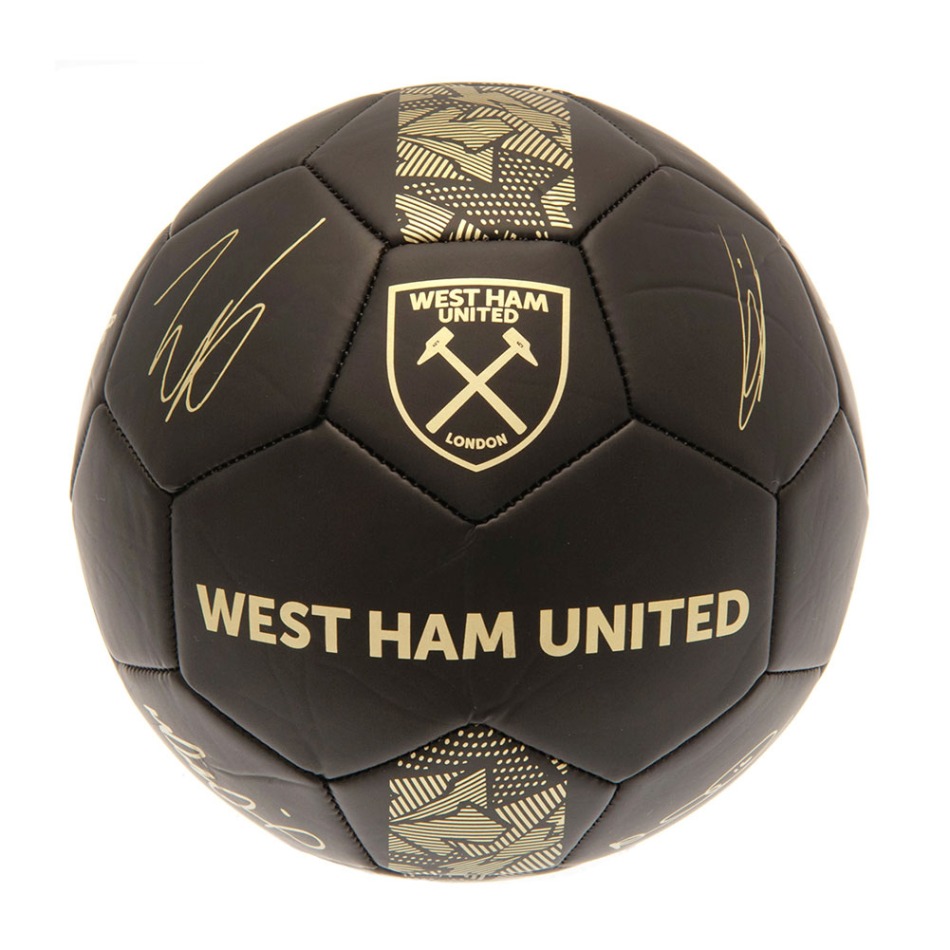 West Ham United fotbalový mini míč Signature Gold PH size 1 - West Ham United fotbalové vybavení