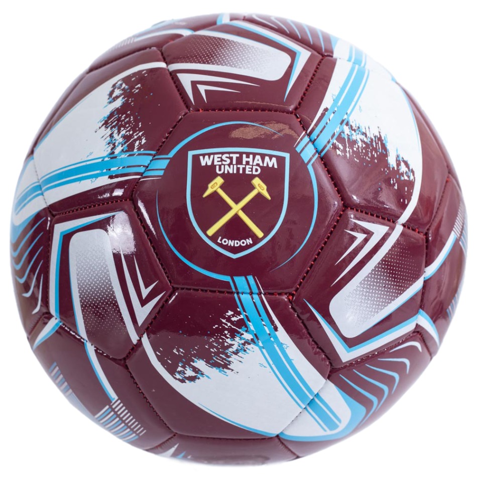 West Ham United fotbalový míč Turbine - size 5 - West Ham United fotbalové vybavení