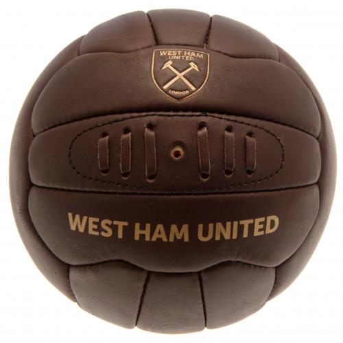 West Ham United fotbalový míč Retro Heritage Football - size 5 - West Ham United fotbalové vybavení