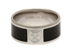 West Ham United prsten Carbon Fibre Ring Medium