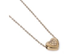 West Ham United přívěšek na krk Gold Plated Heart Necklace