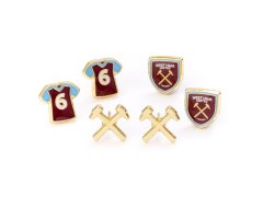 West Ham United sada náušnic three unique designs