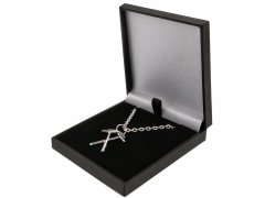 West Ham United řetízek na krk s přívěškem Silver Plated Boxed Hammers Pendant