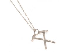West Ham United řetízek na krk s přívěškem Sterling Silver Pendant & Chain HM